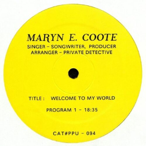 Maryn E Coote - Welcome To My World - PPU-094 - PEOPLES POTENTIAL UNLIMITED