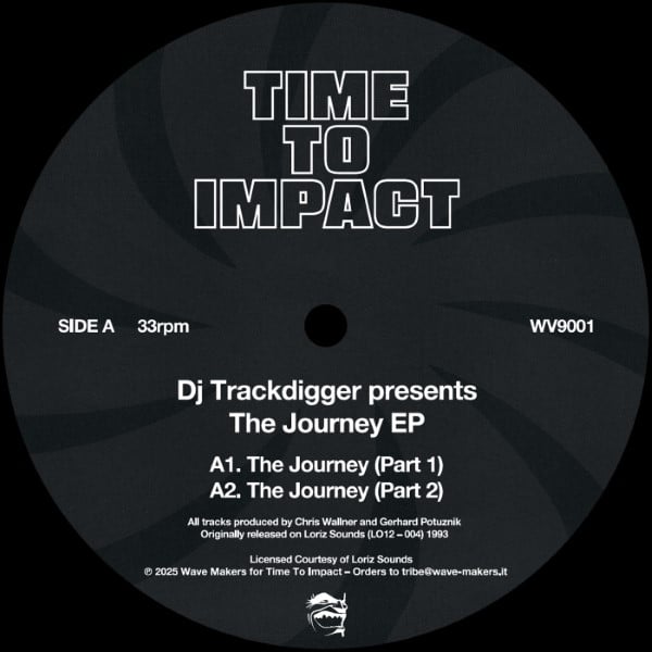 Dj Trackdigger - The Journey EP (Vinyl Only) - WV9001 - TIME TO IMPACT