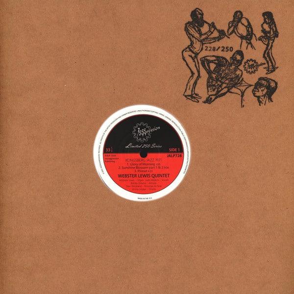 Webster Lewis Quintet - Live At Kongsberg Jazz 1971 - JALP728 - JAZZAGGRESSION RECORDS