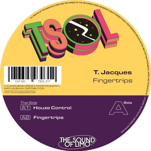 T. Jacques - Fingertrips - TSOL017 - LIMOUSINE DREAM