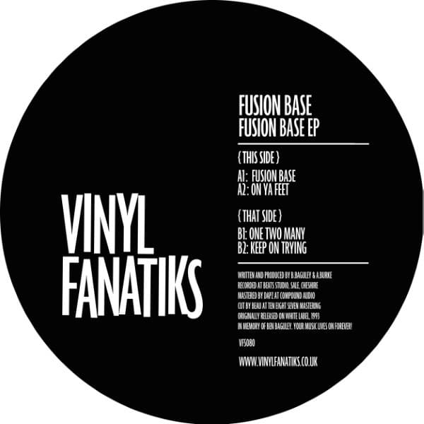 Fusion Base - Fusion Base EP - VFS080 - VINYL FANATICS