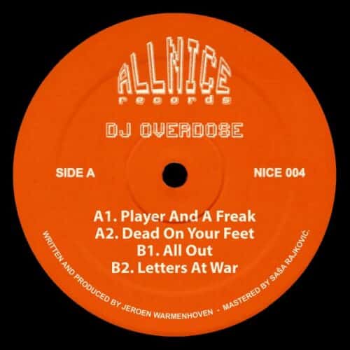 DJ Overdose - L.A.W - NICE004 - ALL NICE RECORDS