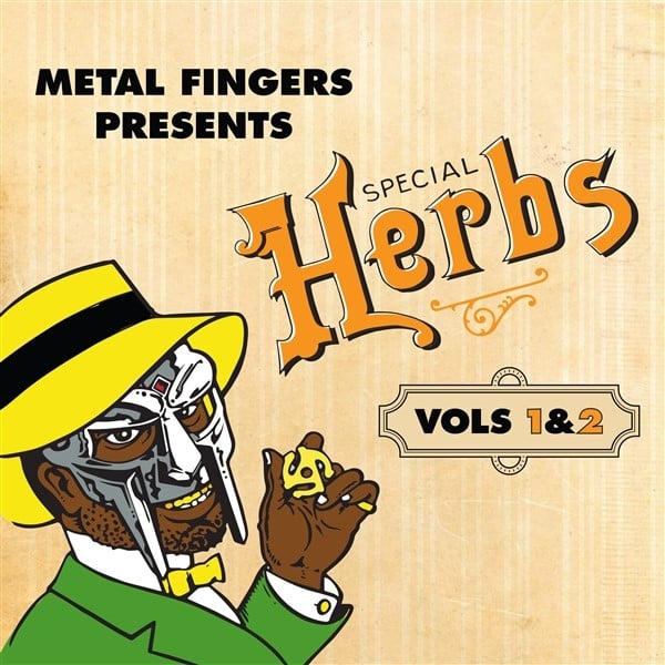 MF Doom - Metal Fingers Presents: Special Herbs Vol. 1 & 2 (Mustard Yellow) - RSE382LP-C1 - RHYMESAYERS