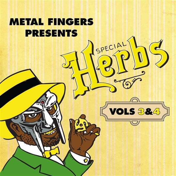MF Doom - Metal Fingers Presents: Special Herbs Vol. 3 & 4 (Lemon Yellow) - RSE383LP-C1 - RHYMESAYERS