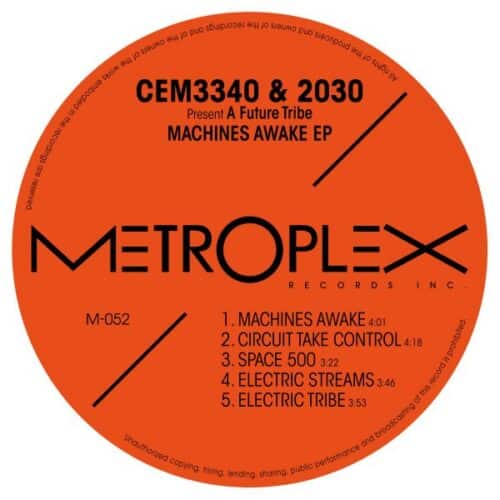 CEM3340/2030 - Machines Awake EP - M052 - METROPLEX