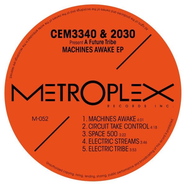 CEM3340/2030 - Machines Awake EP - M052 - METROPLEX
