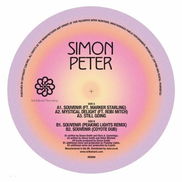 Simon Peter - Souvenir EP (Peaking Lights