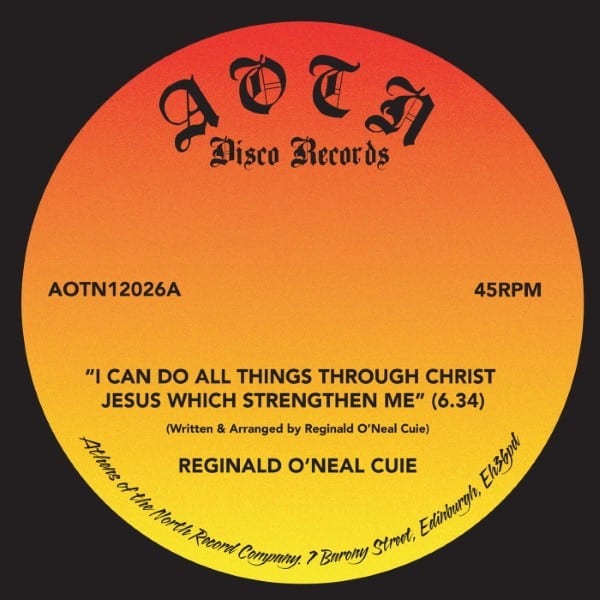 'Reginald O''Neal Cuie' - I Can Do All Things Through Christ Jesus Which Strengthen me - AOTN12026 - ATHENS OF THE NORTH