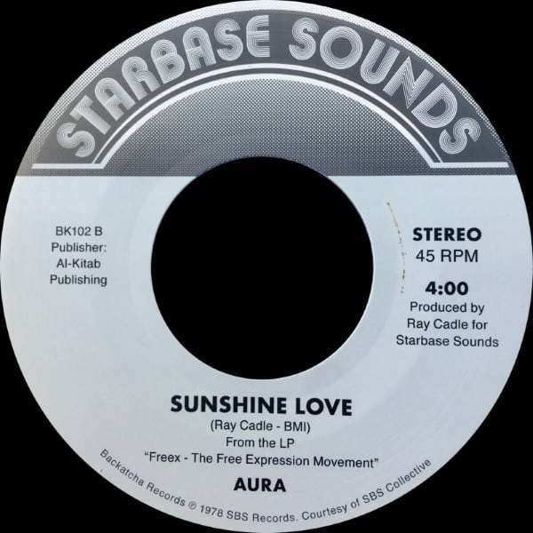 Aura - Freex/Sunshine Love - BK102 - BACKATCHA RECORDS