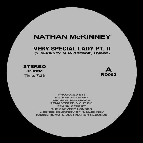 Nathan McKinney - Very Special Lady Pt. II - RD002 - REMOTE DESTINATION