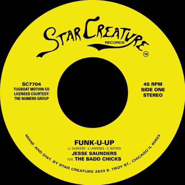 Jesse Saunders - Funk-U-Up / Fantasy - SC7704 - STAR CREATURE