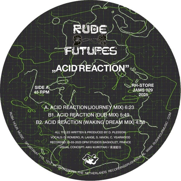 Rude Futures/Danilo Plessov/MCDE - Acid Reaction - RH-STOREJAMS029 - RUSH HOUR