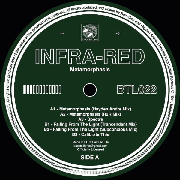 Infra-Red - Metamorphasis - BTL022 - BACK TO LIFE