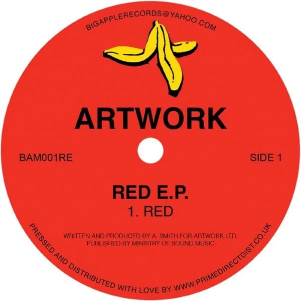 Artwork - Red E.P - BAM001RE - BIG APPLE RECORDS