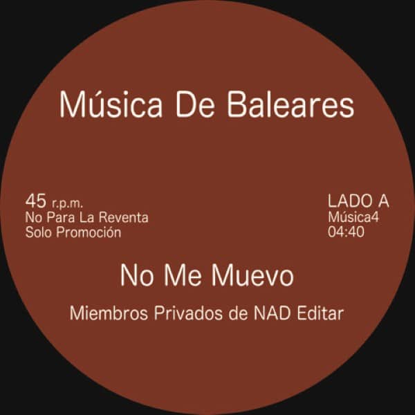 Nad - No Me Muevo/era De La Razón - MUSICA4 - MÚSICA DE BALEARES