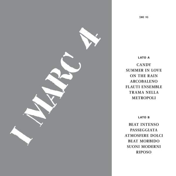 I Marc 4 - Silver Music - SME93 - SONOR MUSIC EDITIONS