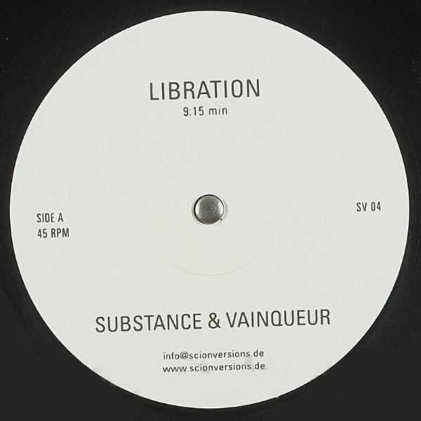 Substance/vainqueur - Libration/resonance - SV04 - SCION VERSIONS