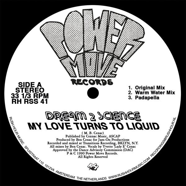 Dream 2 Science - MY LOVE TURNS TO LIQUID - RHRSS41 - RUSH HOUR