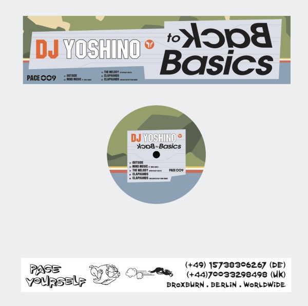 Dj Yoshino - Back To Basics - PACE009 - PACE YOURSELF